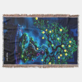 Fantasy Niedlich Bonsai Tree Lights Decke (Vorderseite)