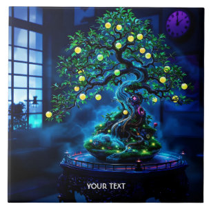 Fantasy Niedlich Bonsai Tree Lights Fliese