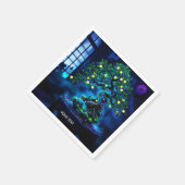 Fantasy Niedlich Bonsai Tree Lights Serviette (Ecke)