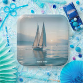 Fantasy Niedlich Boote Sun Pappteller (Party)