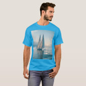 Fantasy Niedlich Boote Sun T-Shirt (Vorne ganz)