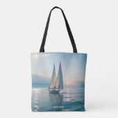 Fantasy Niedlich Boote Sun Tasche (Rückseite)