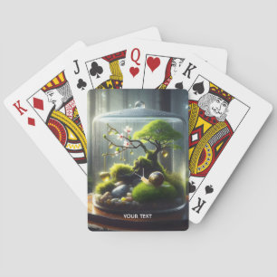 Fantasy Niedlich Bottle Sakura Snail Spielkarten