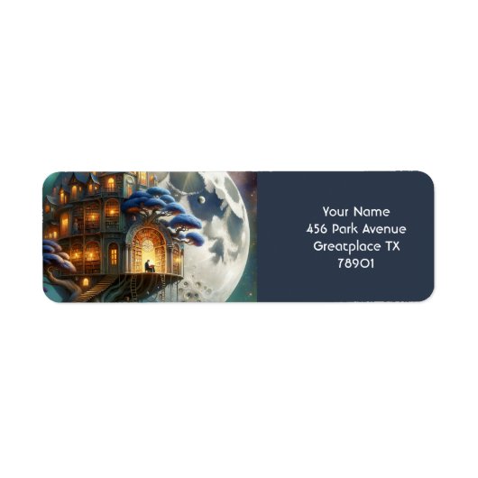 Fantasy Niedlich Boy Moon Library (Vorne)