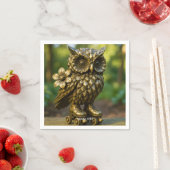 Fantasy Niedlich Brass Owl Skate Serviette (Beispiel)