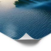 Fantasy Niedlich Bridge Lake Hand Poster (Ecke)