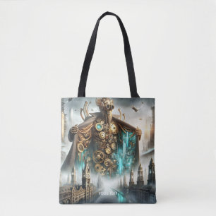 Fantasy Niedlich Bridge Steampunk Robot Tasche