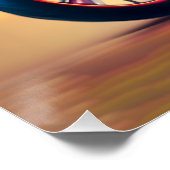 Fantasy Niedlich Bull Riding Bike Poster (Ecke)