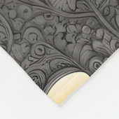 Fantasy Niedlich Butterfly Filigree Blume Fleecedecke (Ecke)