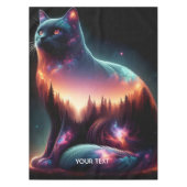 Fantasy Niedlich Cat Double Exposition Tischdecke (Vorderseite)