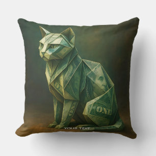 Fantasy Niedlich Cat Money Origami Kissen