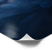 Fantasy Niedlich Cat Moon Wolken Poster (Ecke)
