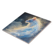 Fantasy Niedlich Cat Water Stars Fliese (Seite)