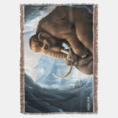 Fantasy Niedlich Cave Baby Mammoth Decke (Vorderseite Vertikal)