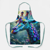 Fantasy Niedlich Chameleon like Giraffe Schürze (Vorderseite)