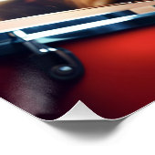 Fantasy Niedlich Chat Playing Drums Poster (Ecke)