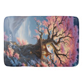 Fantasy Niedlich Cherry Blossom Trem Badematte (Vorderseite)
