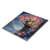 Fantasy Niedlich Cherry Blossom Trem Fliese (Seite)