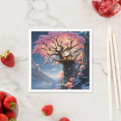 Fantasy Niedlich Cherry Blossom Trem Serviette (Beispiel)