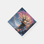 Fantasy Niedlich Cherry Blossom Trem Serviette (Ecke)