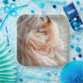 Fantasy Niedlich Chiffon Fabric Fox Pappteller (Party)