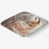 Fantasy Niedlich Chiffon Fabric Fox Pappteller (Gewinkelt)