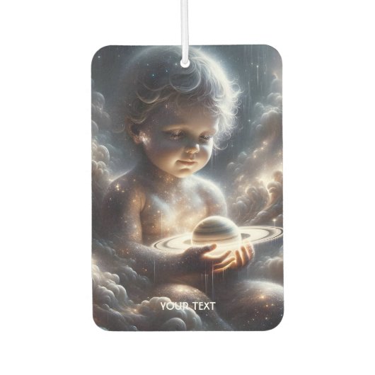 Fantasy Niedlich Child Space Stars Autolufterfrischer (Vorderseite)