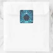 Fantasy Niedlich Circuit Board Bug Quadratischer Aufkleber (Tasche)