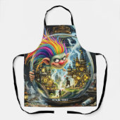 Fantasy Niedlich City Crafting Troll Schürze (Vorderseite)