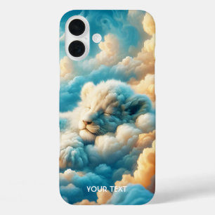 Fantasy Niedlich Clouds Baby Lion iPhone 16 Plus Hülle