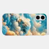 Fantasy Niedlich Clouds Baby Lion Case-Mate iPhone Hülle (Rückseite (Horizontal))