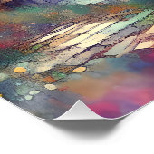 Fantasy Niedlich Clouds Burg Fluss Poster (Ecke)