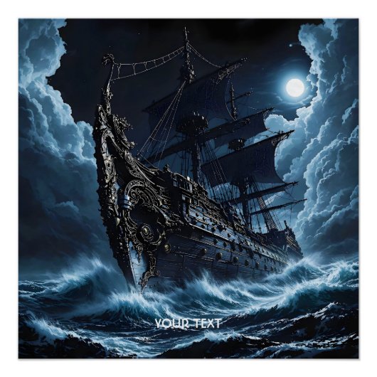 Fantasy Niedlich Corsair Ghost Ship Poster (Vorderseite)