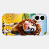 Fantasy Niedlich Cow Lion Road Case-Mate iPhone Hülle (Rückseite (Horizontal))