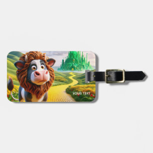 Fantasy Niedlich Cow Lion Road Gepäckanhänger