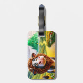 Fantasy Niedlich Cow Lion Road Gepäckanhänger (Rückseite vertikal)