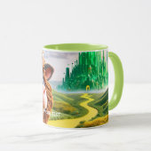 Fantasy Niedlich Cow Lion Road Tasse (VorderseiteRechts)