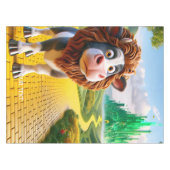 Fantasy Niedlich Cow Lion Road Tischdecke (Vorderseite (Horizontal))