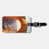 Fantasy Niedlich Croissant Arch Canyon Gepäckanhänger (Vorderseite horizontal)