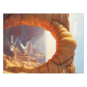 Fantasy Niedlich Croissant Arch Canyon Tischdecke (Vorderseite (Horizontal))