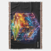 Fantasy Niedlich Cube Seasons Space Decke (Vorderseite Vertikal)
