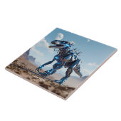 Fantasy Niedlich Cyborg Dinosaur-Wüste Fliese (Seite)
