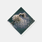 Fantasy Niedlich Dancer Flying Blume Serviette (Ecke)