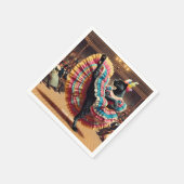 Fantasy Niedlich Dancing Panther Crowd Serviette (Ecke)