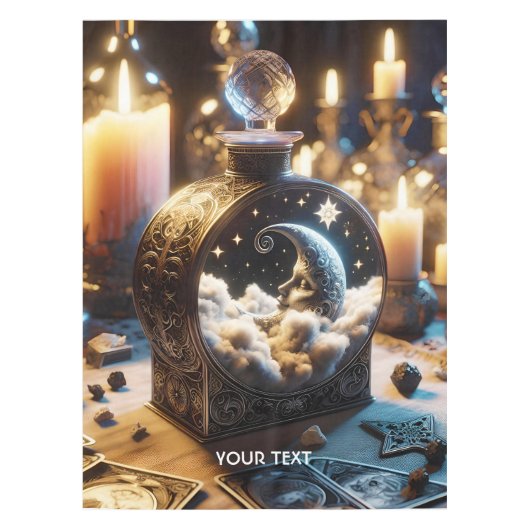 Fantasy Niedlich Decanter Moon Night Tischdecke (Vorderseite)