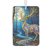 Fantasy Niedlich Deer Starlight Antlers Autolufterfrischer (Rückseite)