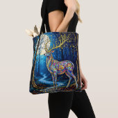 Fantasy Niedlich Deer Starlight Antlers Tasche (Von Nahem)