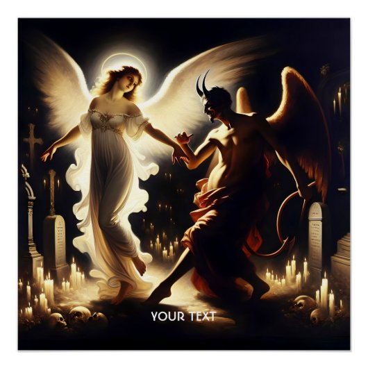 Fantasy Niedlich Demel Angel Dancing Poster (Vorderseite)