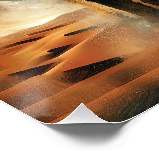 Fantasy Niedlich Desert Sand Storm Poster (Ecke)