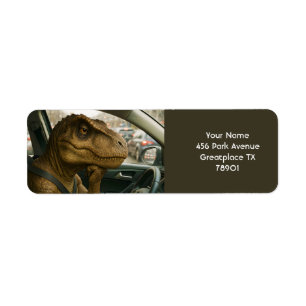 Fantasy Niedlich Dinosaur Autofahrer Auto